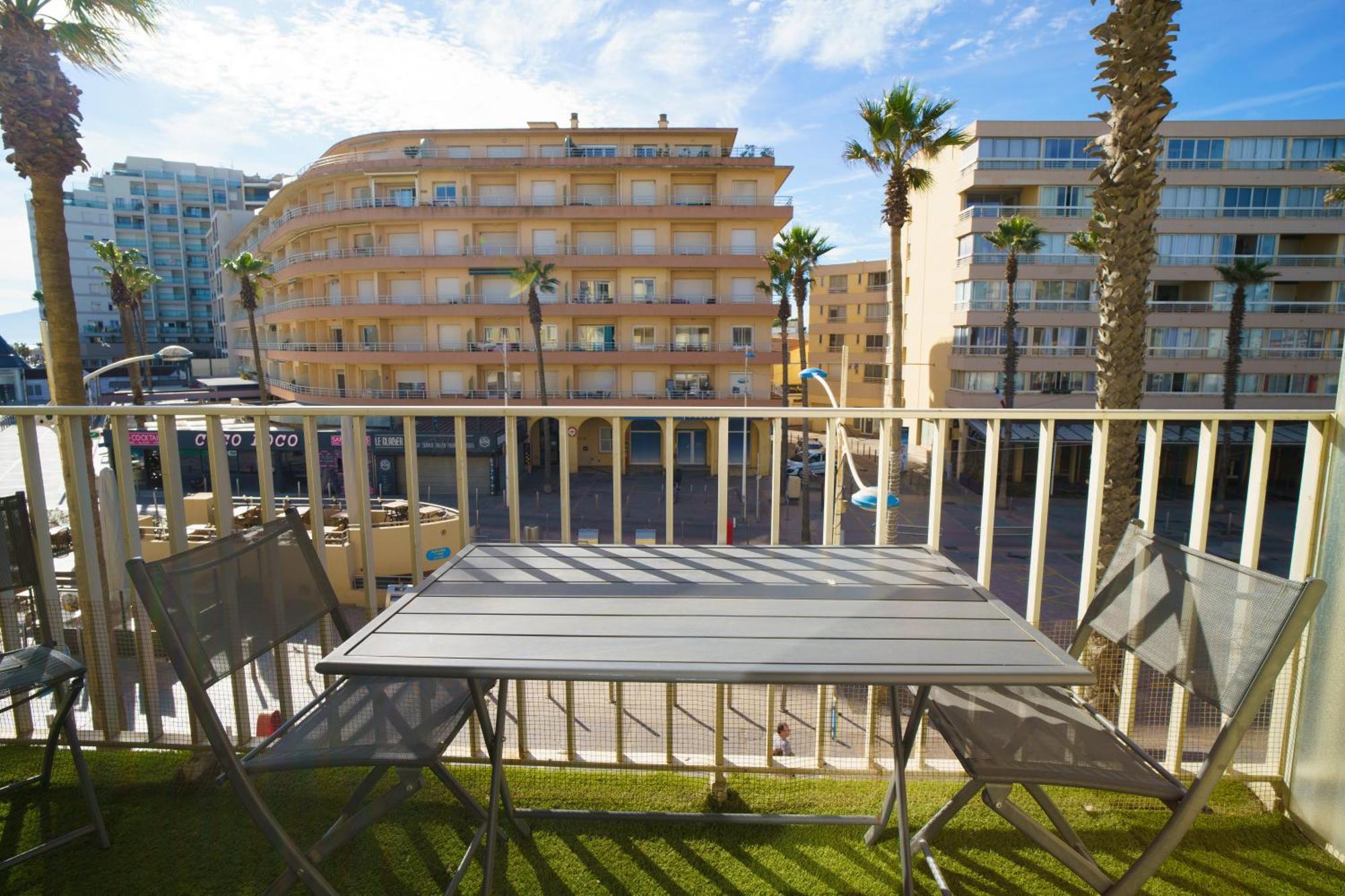 Appartement 20 Mts Plage, Pl Mediterranee, Vue Mer Parking Canet-en-Roussillon Exterior photo